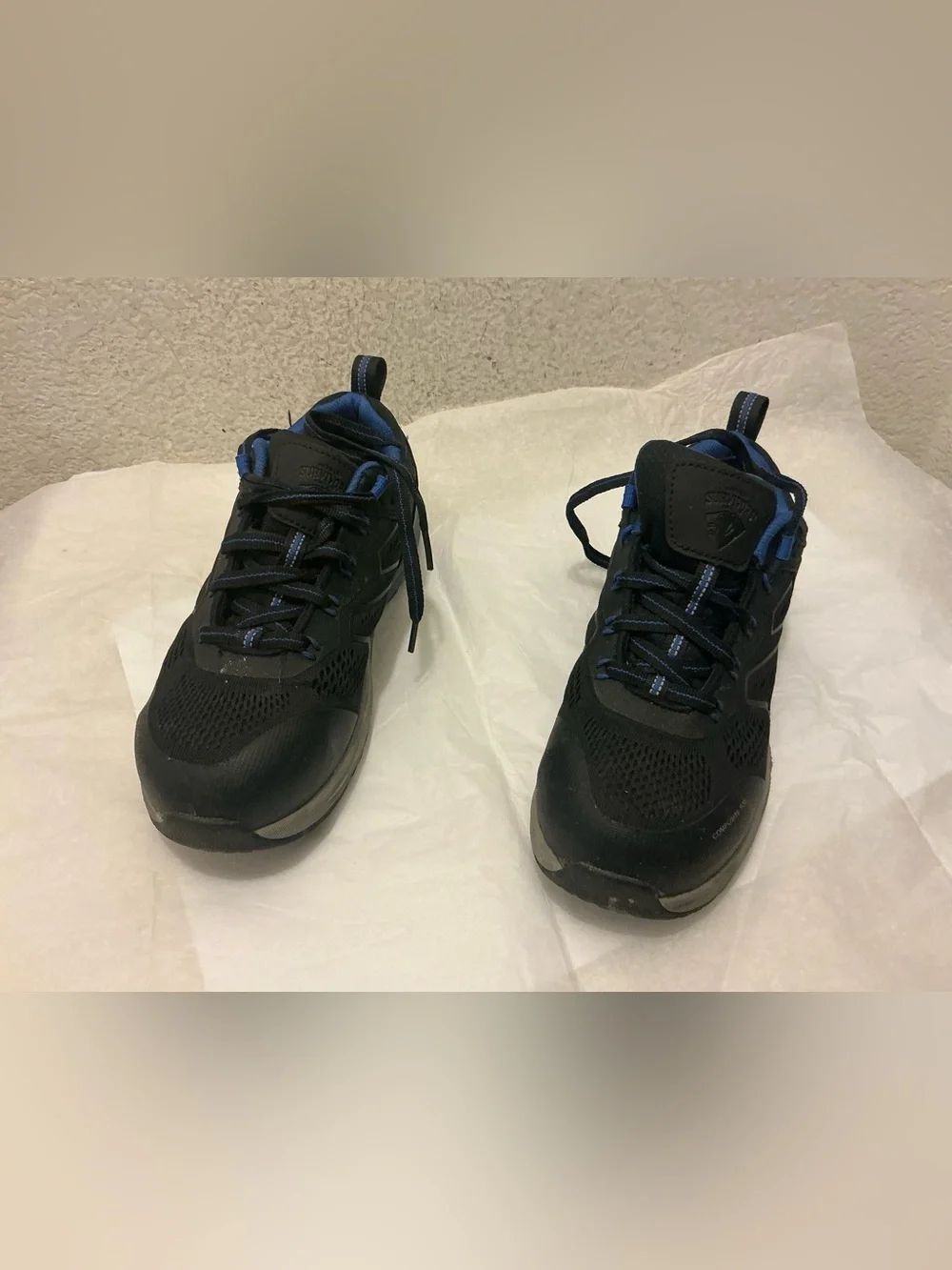 Herman Survivors Cassle Black & Blue Composite Toe Work Safety Shoe size 7/38